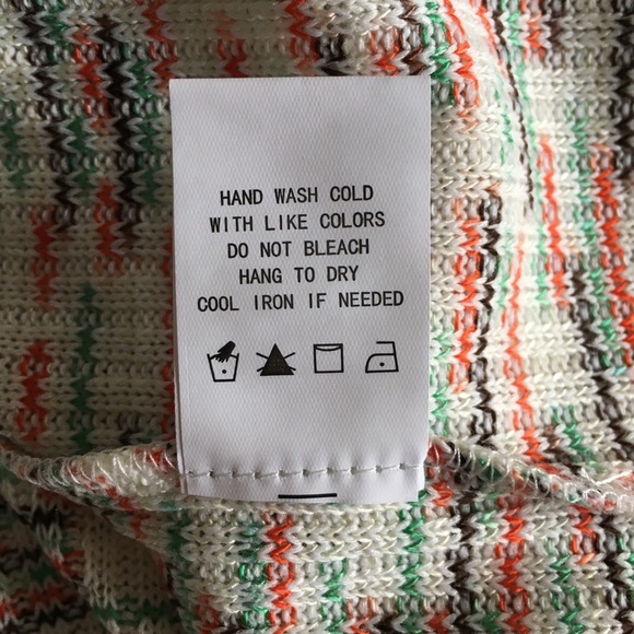 CODE X MODE V-neck Long Sleeve Space Dye Sweater NWT - Picture 8 of 8